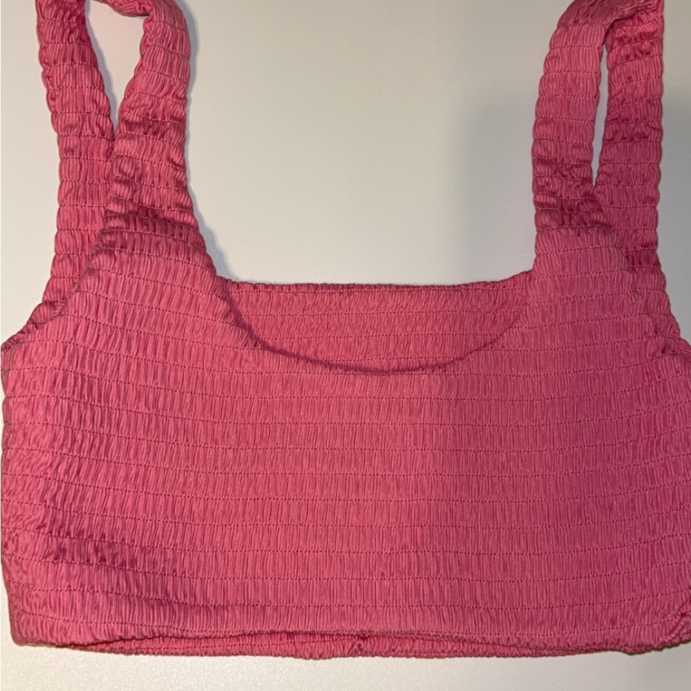 Pink Textured Bikini Set - Picture 5 of 6